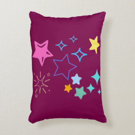 Almofada Decorativa Travesseiro de Destaque das Estrelas