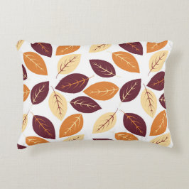 Almofada Decorativa Travesseiro de Destaque das Folhas de outono Simpl
