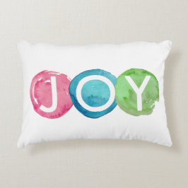 Almofada Decorativa Travesseiro de Destaque de Natal Colorido