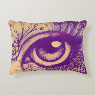 Almofada Decorativa Travesseiro de Destaque de Olho Roxo