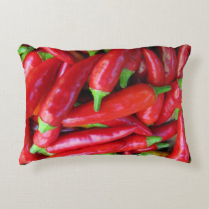 Almofada Decorativa Travesseiro de Destaque de Pimentos Quentes