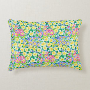 Almofada Decorativa Travesseiro de Destaque de Primroses bonito, Cor-d