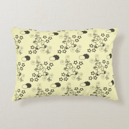 Almofada Decorativa Travesseiro de Destaque do Bebê do Urso Justo