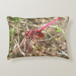 Almofada Decorativa Travesseiro de Destaque do Dragonfly Rosa NaturalC