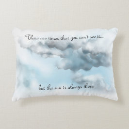 Almofada Decorativa Travesseiro de destaque na nuvem