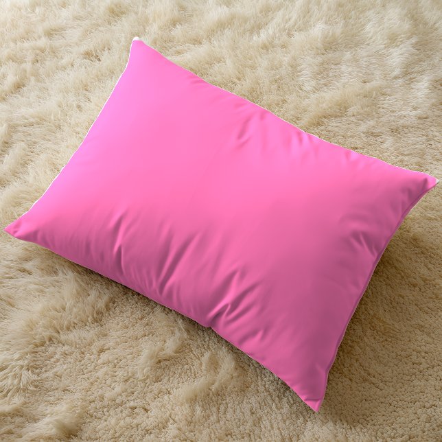 Almofada Decorativa Travesseiro de Destaque Rosa (Solid Pink Accent Pillow)