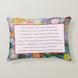 Almofada Decorativa Travesseiro de Dia de as mães