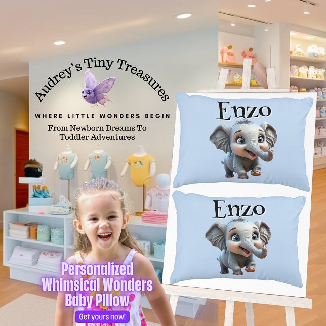 Almofada Decorativa Travesseiro de elefante personalizado para maravil (Criador carregado)