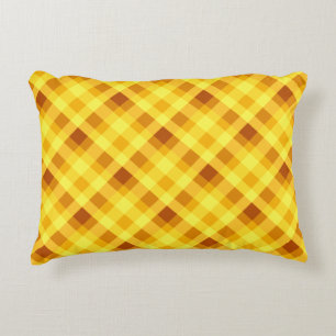 Almofada Decorativa Travesseiro de Ênfase Amarelo da Gema do Ovo