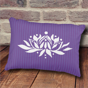 Almofada Decorativa Travesseiro de Ênfase da Flor do Lotus Flaming Per