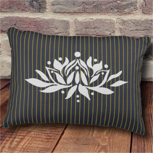 Almofada Decorativa Travesseiro de Ênfase da Flor do Lotus Flaming Per