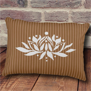 Almofada Decorativa Travesseiro de Ênfase da Flor do Lotus Flaming Per