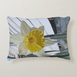 Almofada Decorativa Travesseiro de Ênfase Daffodil