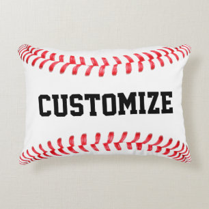 Almofada Decorativa Travesseiro de Ênfase de Baseball Personalizável