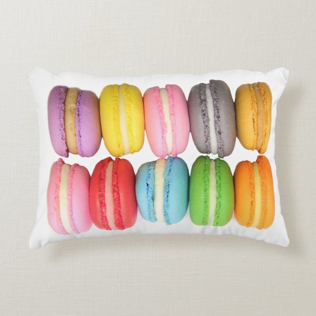 Almofada Decorativa Travesseiro de Ênfase de Macarons (Frente)