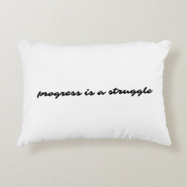 Almofada Decorativa Travesseiro de Ênfase de Progresso