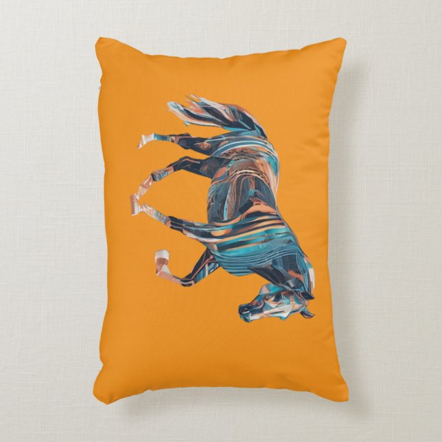 Almofada Decorativa Travesseiro de Ênfase do Cavalo (Frente(Vertical))