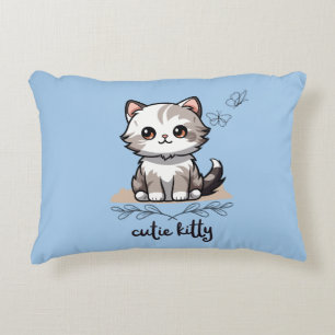 Almofada Decorativa Travesseiro de Ênfase do Gatinho Cutil