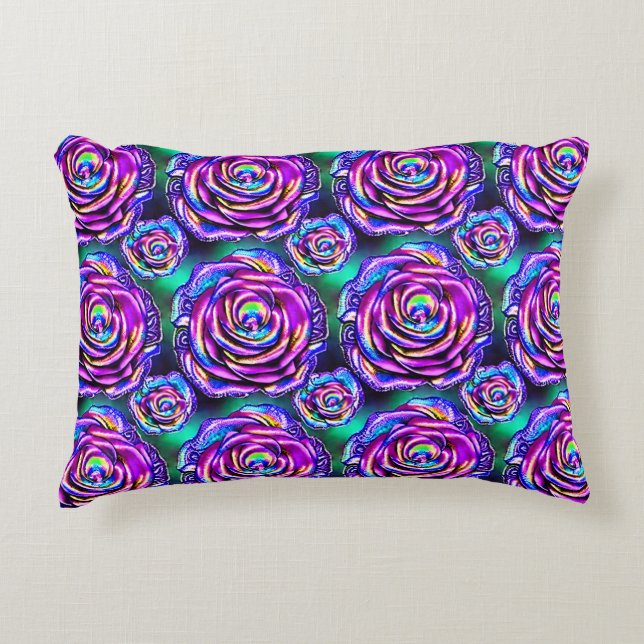 Almofada Decorativa Travesseiro de Ênfase HoloFleur (Frente)