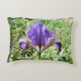 Almofada Decorativa Travesseiro de Ênfase Iris Selvagem
