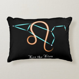 Almofada Decorativa Travesseiro de Ênfase Leo da Constelação Zodiac