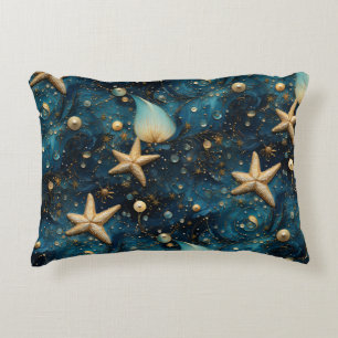 Almofada Decorativa Travesseiro de Ênfase Oceano Starfish