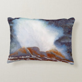 Almofada Decorativa Travesseiro de Ênfase Onda Oceânica