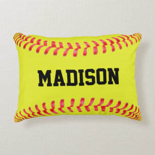 Almofada Decorativa Travesseiro de Ênfase Personalizado do Softball Am