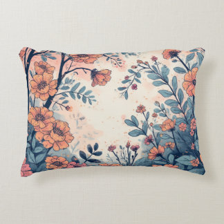 Almofada Decorativa Travesseiro de Ênfase Projetado pela Flor do abstr
