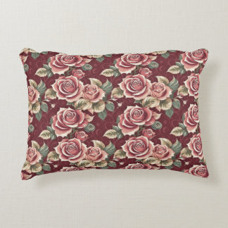 Almofada Decorativa Travesseiro de Ênfase Romântica de Rosa