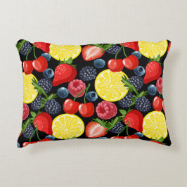 Almofada Decorativa Travesseiro de Fruta brilhante