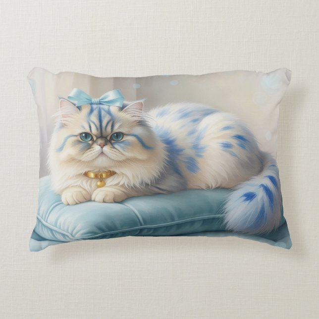 Almofada Decorativa Travesseiro de Gato Persa (Frente)