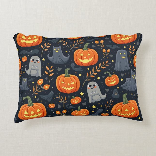 Almofada Decorativa Travesseiro de Halloween (Frente)