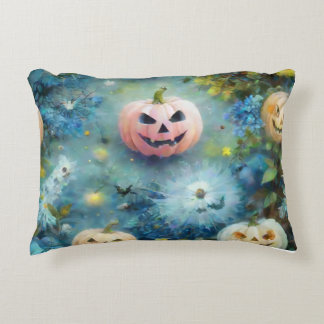 Almofada Decorativa Travesseiro de Halloween e Poufs