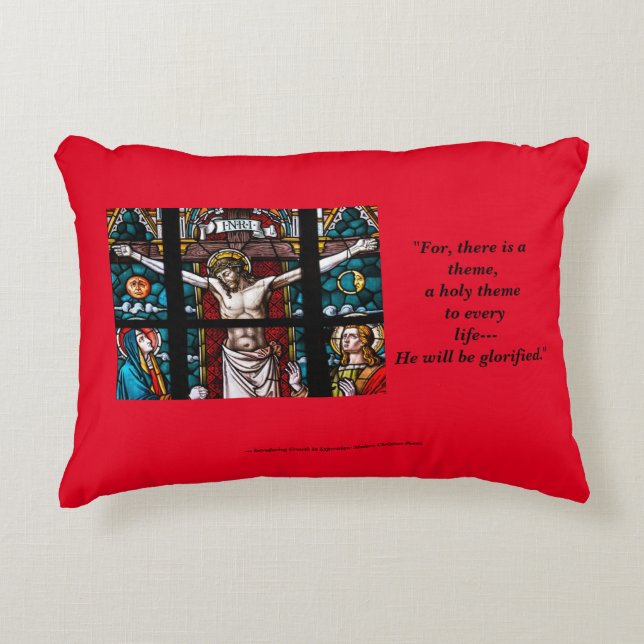 Almofada Decorativa Travesseiro de Jesus mim (Frente)