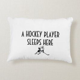 Almofada Decorativa Travesseiro DE JOGADOR HOCKEY
