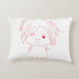 Almofada Decorativa Travesseiro de Sorriso Sakura - Delicado Vetor de
