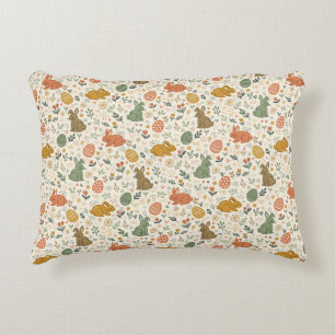 Almofada Decorativa Travesseiro Decorativo com Coelhinhos da Primavera