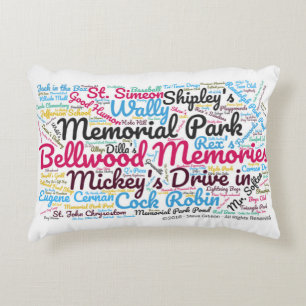 Almofada Decorativa Travesseiro decorativo das Memórias Bellwood