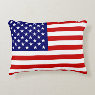 Almofada Decorativa Travesseiro decorativo de Bandeira Americana (2 La