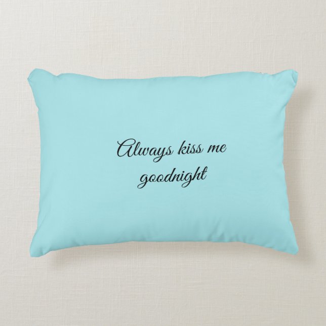 Almofada Decorativa Travesseiro decorativo de cor sólida AliceBlue (Frente)