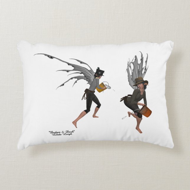 Almofada Decorativa Travesseiro decorativo de Feiras de Chuva Gêmeas (Frente)