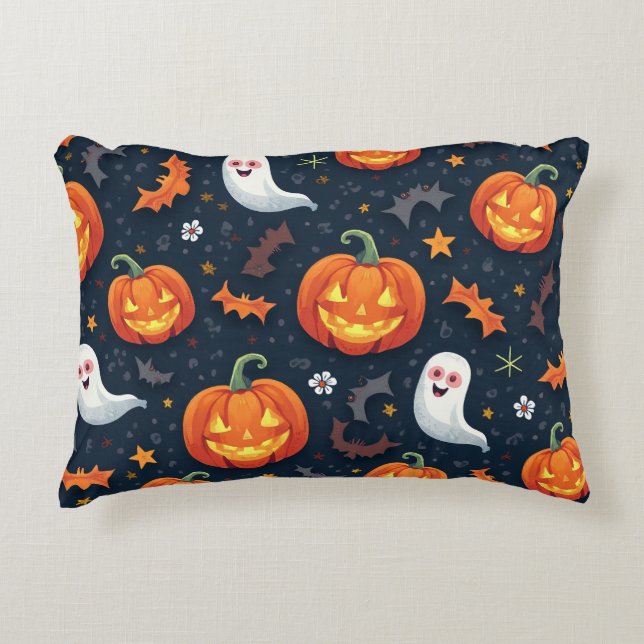 Almofada Decorativa Travesseiro decorativo de Halloween Spooky com Pum (Frente)