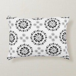 Almofada Decorativa Travesseiro decorativo De Padrão De Paisley Preto 