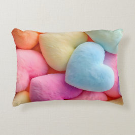 Almofada Decorativa Travesseiro decorativo de Pastel Plush Hearts