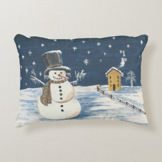 Almofada Decorativa Travesseiro decorativo de Sonho de Snowman