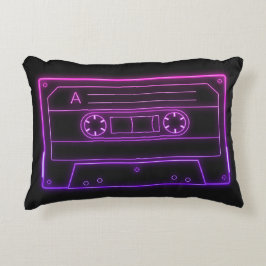 Almofada Decorativa Travesseiro Decorativo Estética Retro Fita Cassete