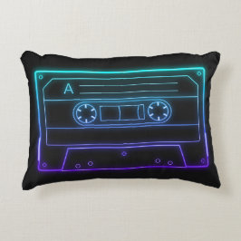 Almofada Decorativa Travesseiro Decorativo Estética Retro Fita Cassete