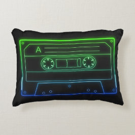 Almofada Decorativa Travesseiro Decorativo Estético Retro Fita Cassete