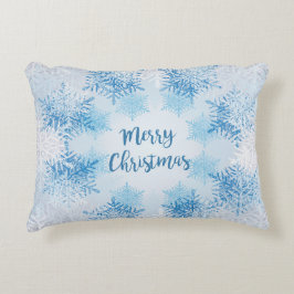 Almofada Decorativa Travesseiro decorativo Feliz Natal com Neve